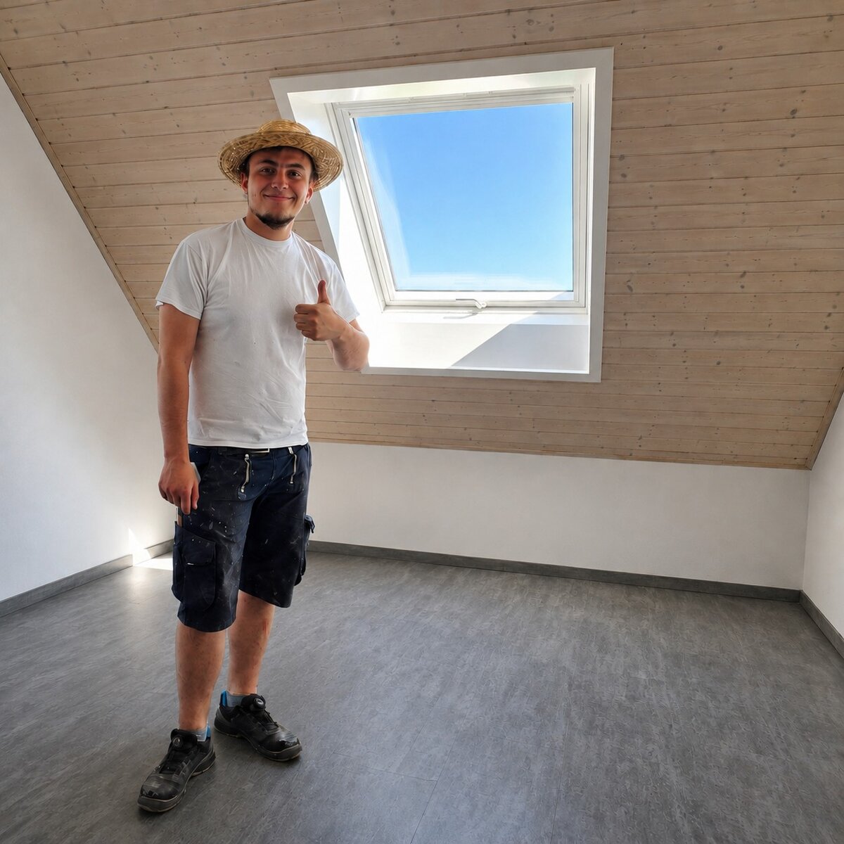 Dachflaechenfenster Einbau Andreas