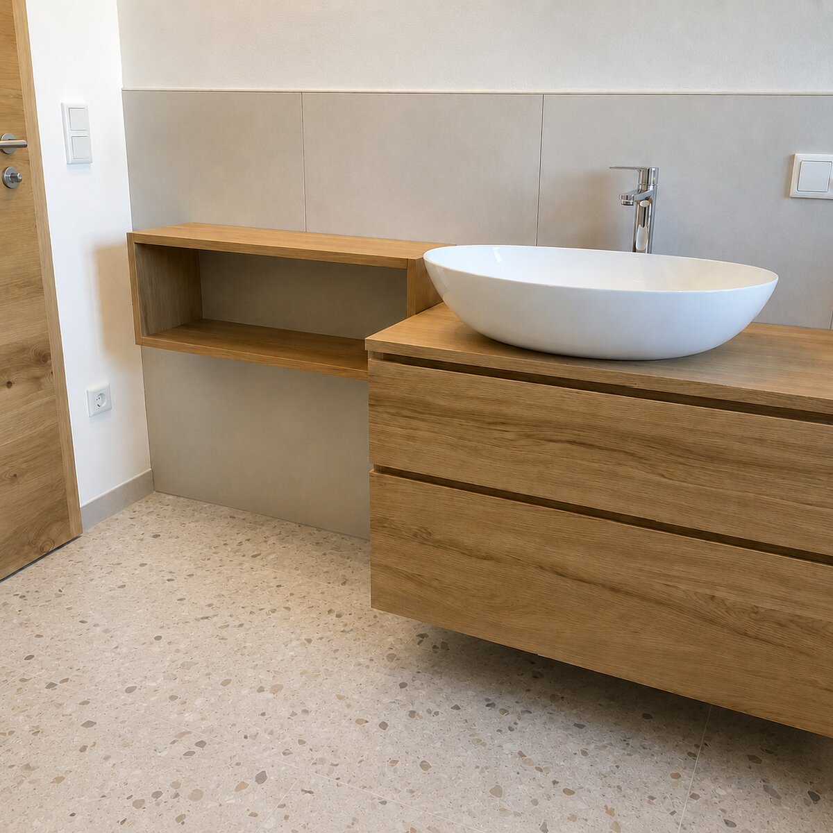 badschrank eiche massivholz