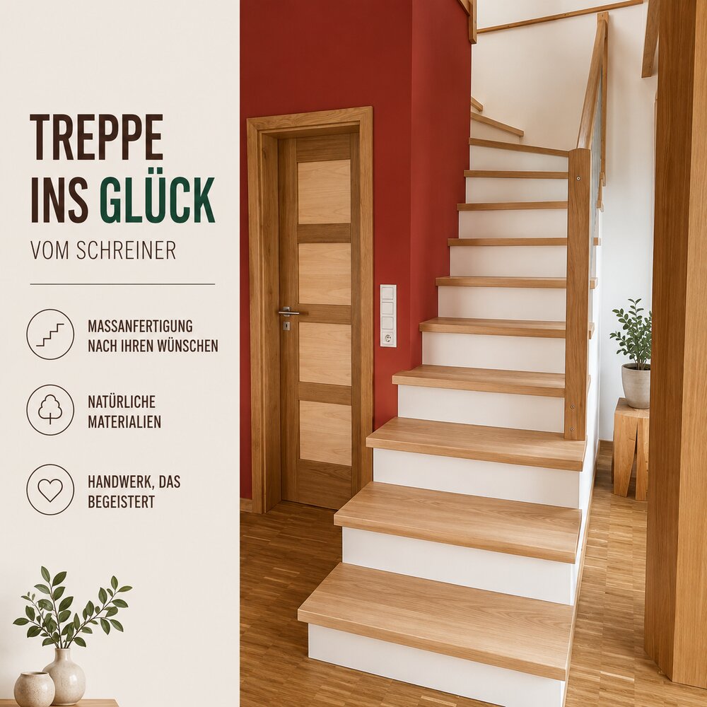 Treppe nach Maß vom Schreiner