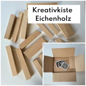 Holz Aktivkiste  Massivholz klein