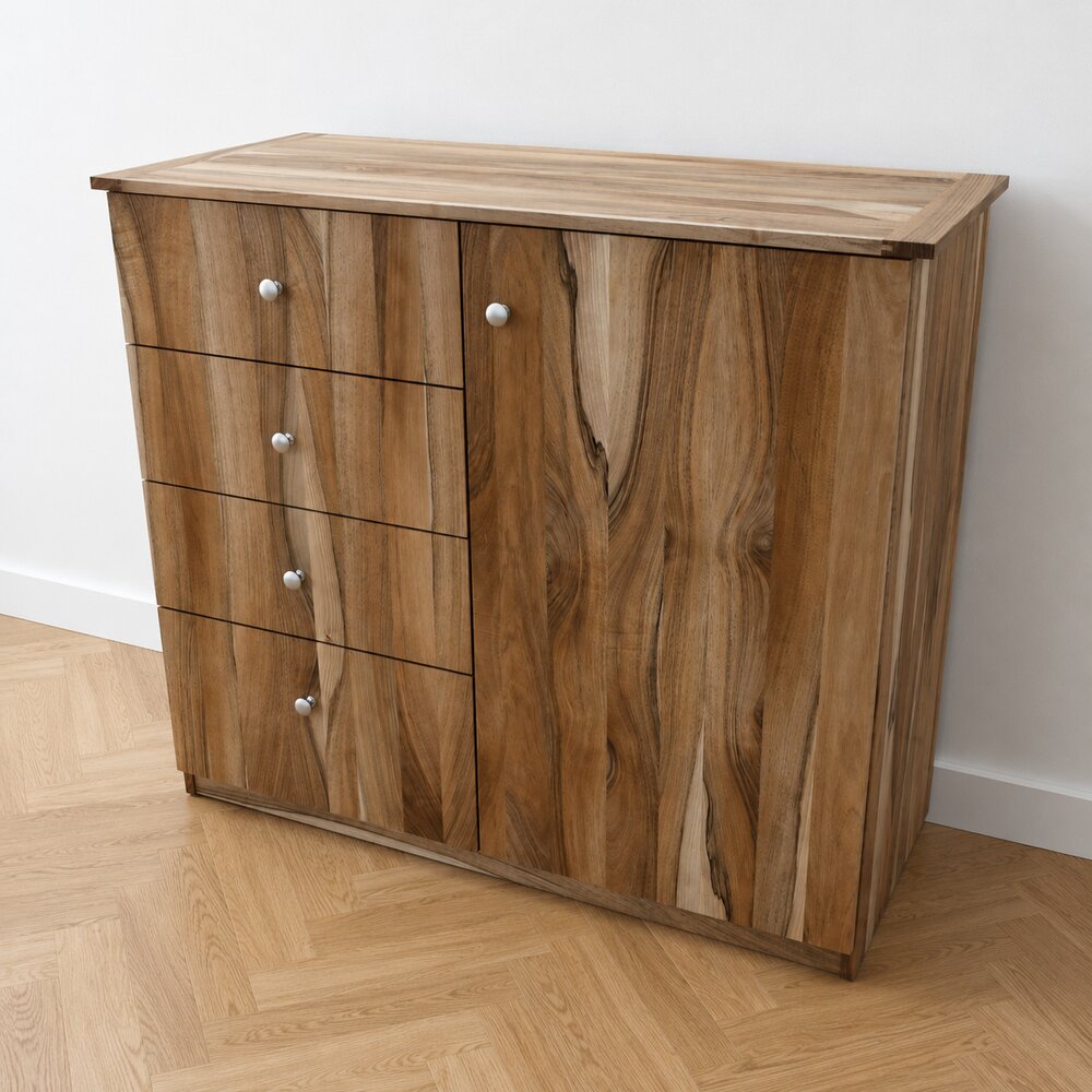 Sideboard aus Nussbaum massiv